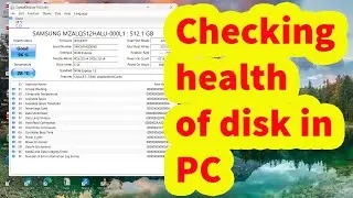 How to check your hard disk is bad sector or not - healthy disk or not - CrystalDiskInfo