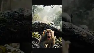 Army Men Saved Small Monkey in 8 Seconds 🐒🇮🇳 | Emotional Rescue #shorts #army #monkey