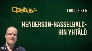 Henderson-Hasselbalchin yhtälö