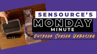 Outdoor People Counting Sensor Unboxed