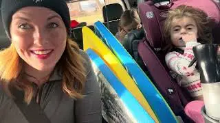 Freya did not like it | Sledding 