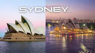 Sydney Opera House and Harbour bridge by ferry view