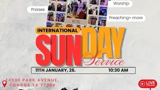 01/11/2026 || International Sunday Service Livestream || RCCG Christ The Rock Chapel