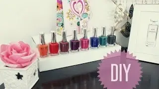 DIY Nail Polish Rack ❤ PORTA SMALTI