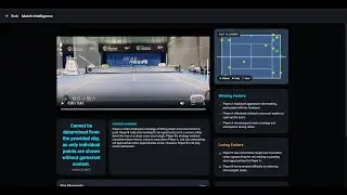 AI Tennis coach prototype