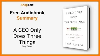A CEO Only Does Three Things by Trey Taylor: 8 Minute Summary