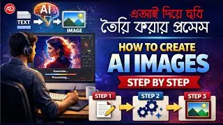 এআই দিয়ে ছবি তৈরি করার প্রসেস | How to Create AI Images Step by Step | AntarDrishti Academy বাংলা