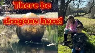Hunting Dragon Eggs At Enys Gardens, Penryn Cornwall! | Easter Egg Hunt.