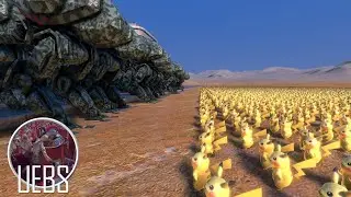 15,000 PIKACHU vs. 250 MECH WALKER - Ultimate Epic Battle Simulator - UEBS