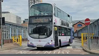 First Bus Sheffield 37454 X First Manchester On Tram Realpacent From Fitzalan To Herdings Park 