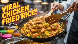 Chicken fried rice || Street style chicken fried rice 