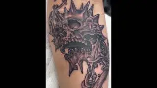Black  grey tattoo work by Jnyr - @jnyr.tattoo - tattooing ON Ft Bliss Texas! #shorts