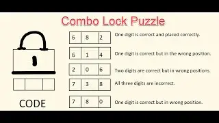 Crack the 3 Digit Code Math Puzzle | Viral Brain Teaser