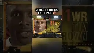 2002 Raiders Offense was Amazing 🔥 #raiders #raidernation #nfl #footballshorts