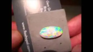 Unset Crystal Opal Long Oval 3.65 Carats Coober Pedy Loose stone