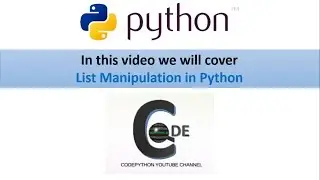 List Manipulation in Python
