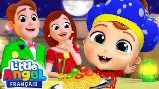Soirée surprise pour maman et papa | Comptines avec Bébé Louis | Little Angel Français