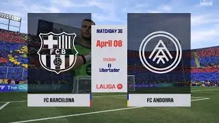 FC Barcelona v FC Andorra | LaLiga EA Sports 33/34 | FC26 Career Mode