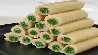 Yummy Homemade Kaju Pista Rolls | Urdu and Hindi | Food Forever | Kitchen Cooking Official