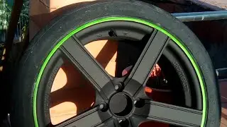 how to paint the outside line on a rim