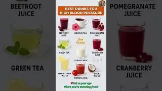 BEST DRINKS FOR HIGH BLOOD PRESSURE | short