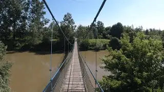 Trasa rowerowa Rzeszów - kładka Boguchwała - Tyczyn - park papieski