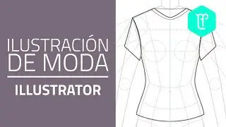 Cómo DIBUJAR UNA CAMISETA BÁSICA en Adobe Illustrator: [Utilizando la pluma]