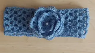 DIADEMA PARA EL PELO A CROCHET//PASO A PASO