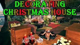 River Village Valheim Building PT 21 Decorating Christmas House