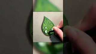 Insanely Realistic 3D Leaf Drawing | Pencil Art ASMR
