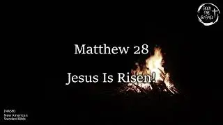 Matthew 28 - Audio Bible (NASB) with Scrolling Text