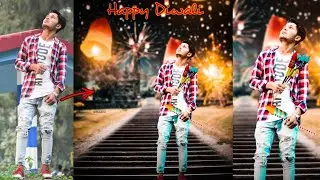 Diwali Special Editing Tutorial - In PicsArt 🔥|| Happy Diwali Guys || SK EDITZ