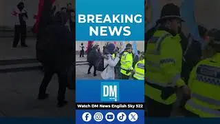 Manchester City Centre Arrests After Protest at St Peter&rsquo;s Square | Sky 522 | DM News English