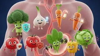 Healthy Veggies Inside Your Body &ndash; Fun 3D Animation for Kids & Adults!&rdquo;