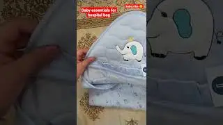 Baby hooded woolen wrapping sheet cum blanket 😊 #babyclothes #babyblankets #babywrap #babyhood
