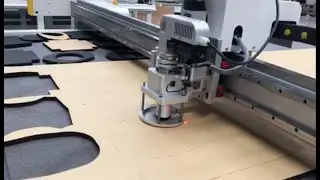 CNC Knife Cutting Plotter with AUTO Feeding Table #plotter #VibratingKnife #holder #KnifeCutting