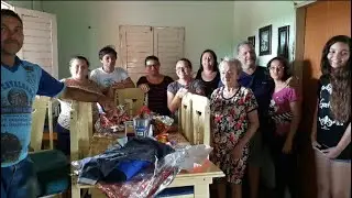 ALMO&Ccedil;O COM NOSSOS INSCRITOS QUE VIERAM NOS VISITAR