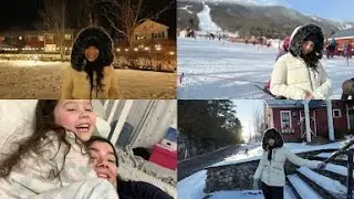 Primeira vez na neve em Stowe, Vermont ❄️🏂⛄ - Vlog 1 🇺🇸