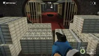 Payday 2: First World Bank - Solo Stealth, One Down Difficulty