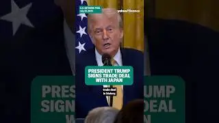 Trump: &ldquo;I just signed the largest trade deal in history&hellip; with Japan.&rdquo; 🇯🇵