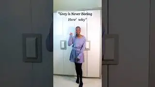 Grey fashion is everything.#fashiontrends #fashionstyle #greycolor  #styledtwice #style #styletips