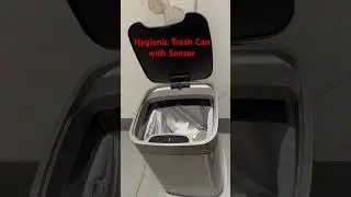 Hygienic Trash Can with Sensor
