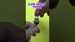 Slime Cream🍦🍦Tower🍦#slime#slimecream#icecreamtower#slimetower#iceslime#diy#fyp#slimestever#viral