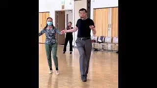 Andy and Virginia East Coast Swing Lesson at Sunnyvale Senior Center, Tuesday 6/13/2023