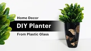 DIY Butterfly Planter Using Waste Material | Flower Vase | Home Decor | Easy & Quick Planter at Home