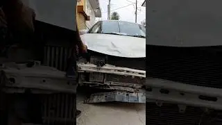 Maruti Suzuki Swift Dzire # front side bonnet accident repair 😅😂 good job #shortvideo