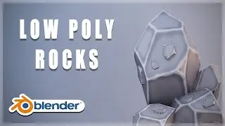 CREATE LOW POLY ROCKS | Blender 3D (Tutorial)