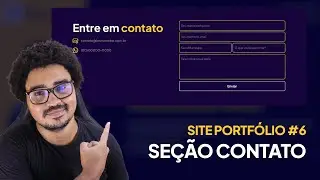 Como criar um site portfólio #6 - criando a seção 