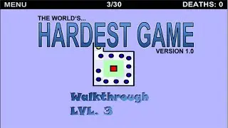 The World's Hardest Game - Walkthrough Level 3
