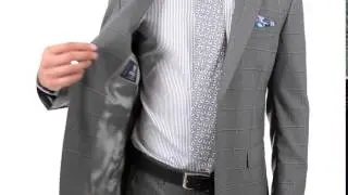 EXCLUSIVE OVERCHECK SUIT IN 360 GRADI WOOL &ndash; MADE IN ITALY